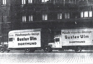 1937 Gustav Ulm Dortmund Deutsches Reich umzugsunternehmen lkw 300x207