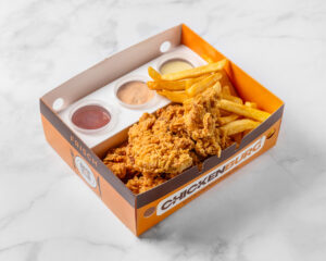 photoshoot for chickenburg crispy chicken box anghebot 550x440 300x240